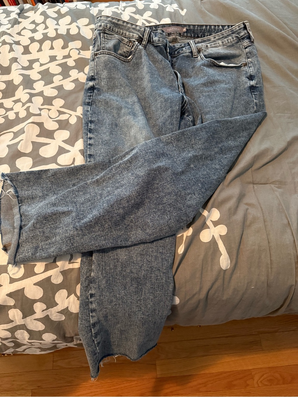 Just USA Women’s Light Blue Straight Jeans